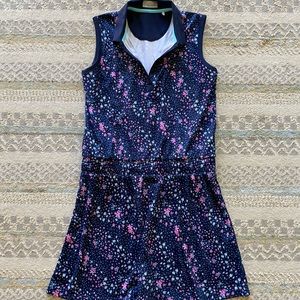 Callaway Navy and Pink Floral Golf Dress
